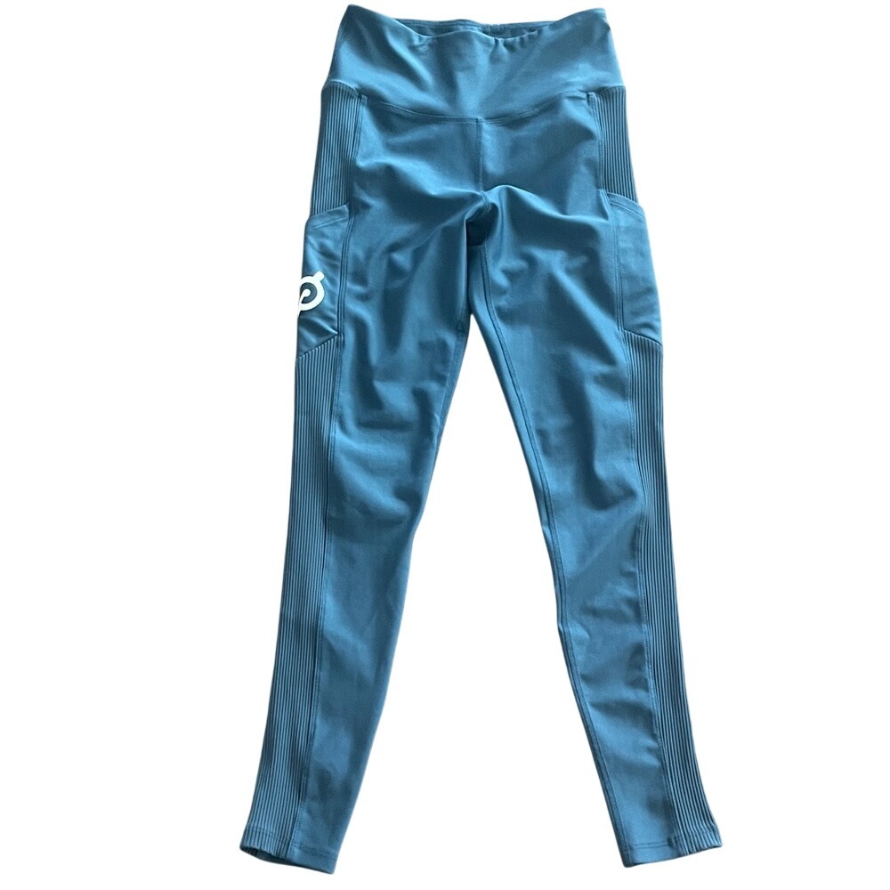 Peloton Women's‎ Teal Leggings with Side Pocket Medium